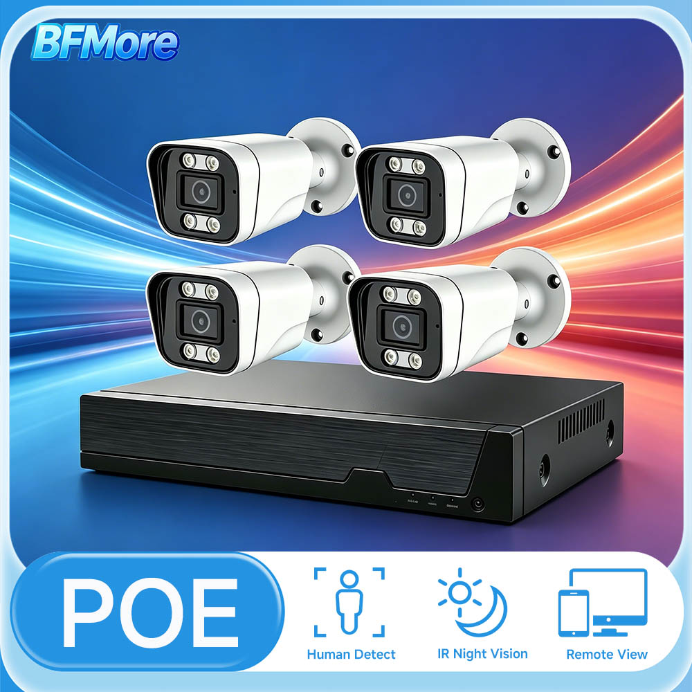Home Security With Ai - BFMore 8MP 4K Ai Human Detection