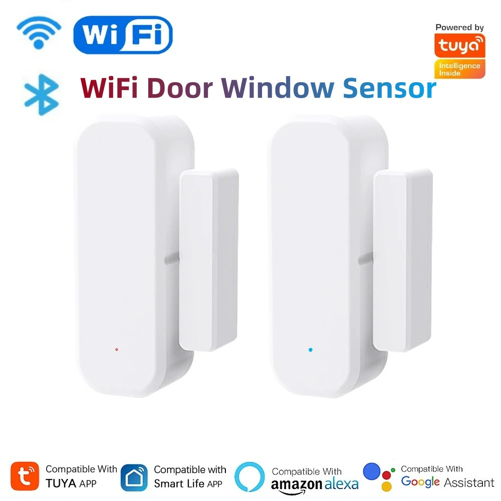 Home Security With Ai - Tuya WiFi Smart Door Window Sensor