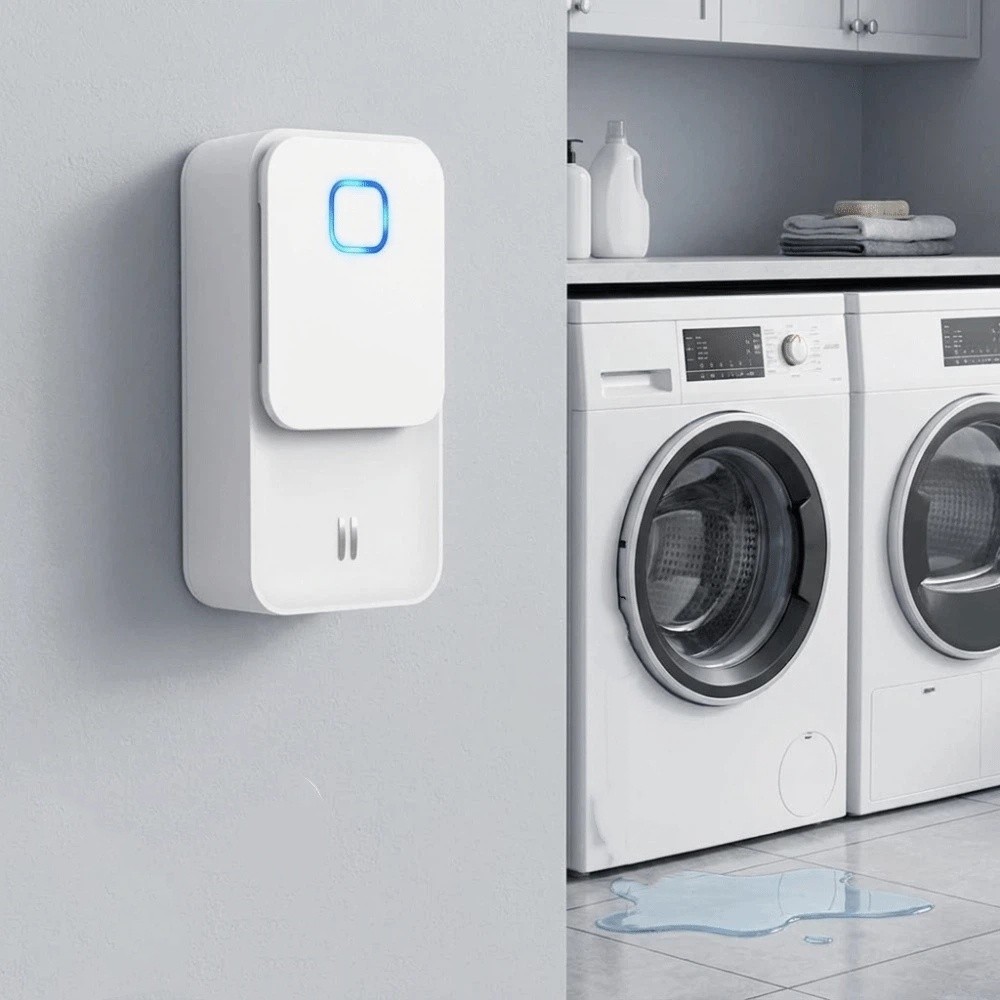Home Security With Alarm - WiFi-Connected WiFi Water Immersion Sensor Dual-Surface