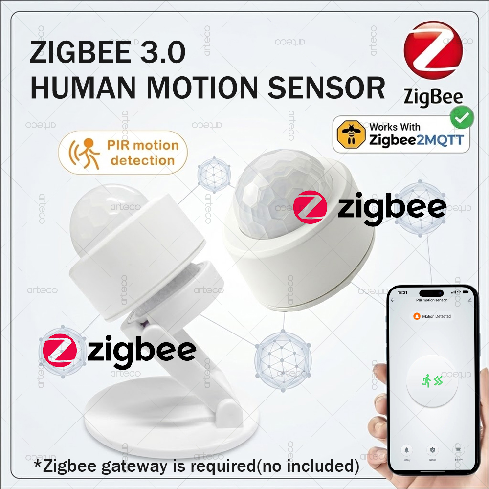 Home Security With Alarm - Zigbee 3.0 Mini PIR Motion Sensor