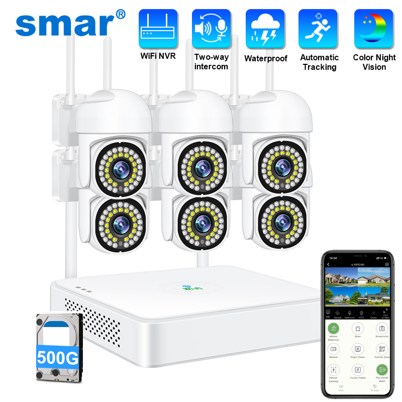 Home Security With Ai - Smar 3MP Wireless CCTV Security Camera