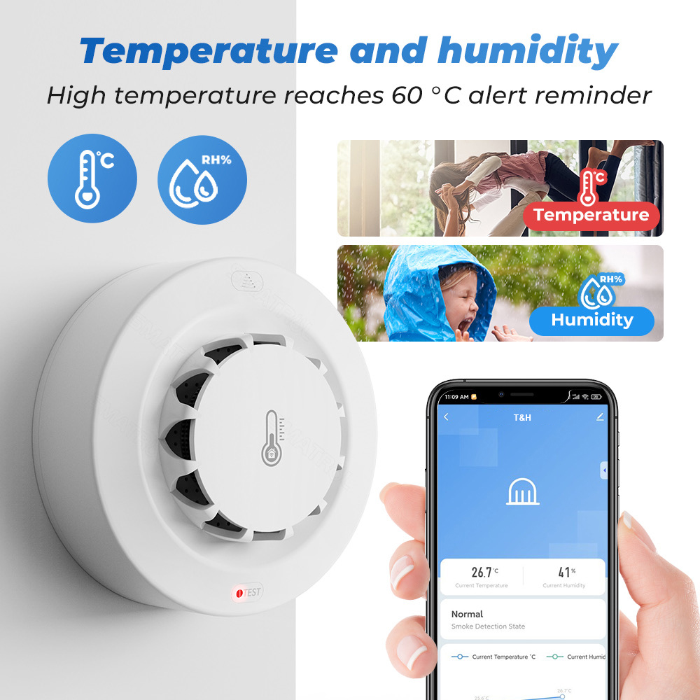 Tuya WiFi Temperature and Humi - đánh giá và giá Home Security With Alarm