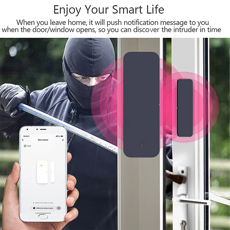 Tuya Zigbee Wifi Door Sensor W - đánh giá và giá Home Security With Ai