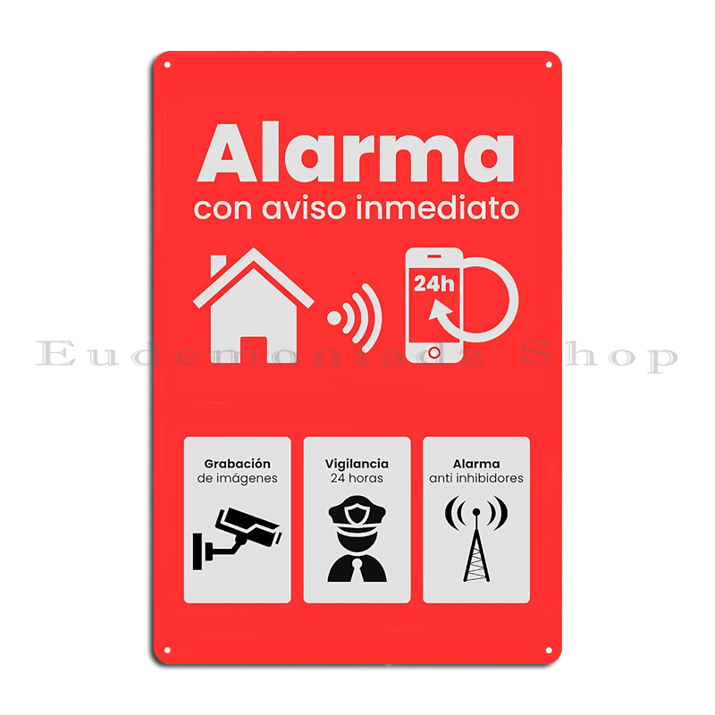 Retro 24h Alarm System Metal S - đánh giá và giá Home Security With Alarm