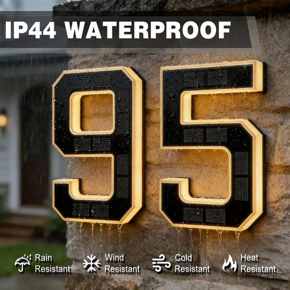 Solar Powered House Number Sig - đánh giá và giá Home Security Number
