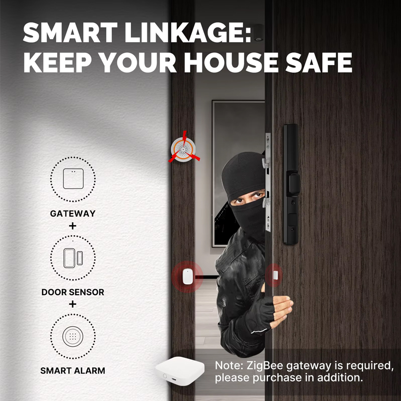 MOES Tuya ZigBee Smart Window  - đánh giá và giá Home Security With Ai
