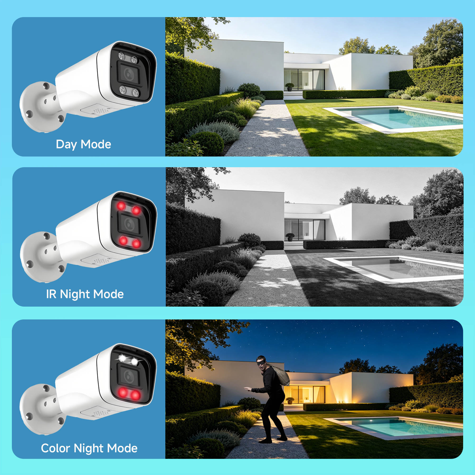 BFMore 8MP 4K Ai Human Detecti - đánh giá và giá Home Security With Ai