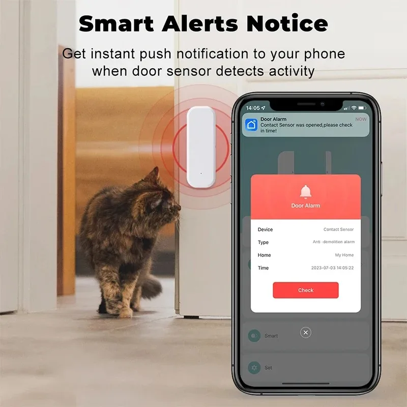 Tuya WiFi Smart Door Window Se - đánh giá và giá Home Security With Ai
