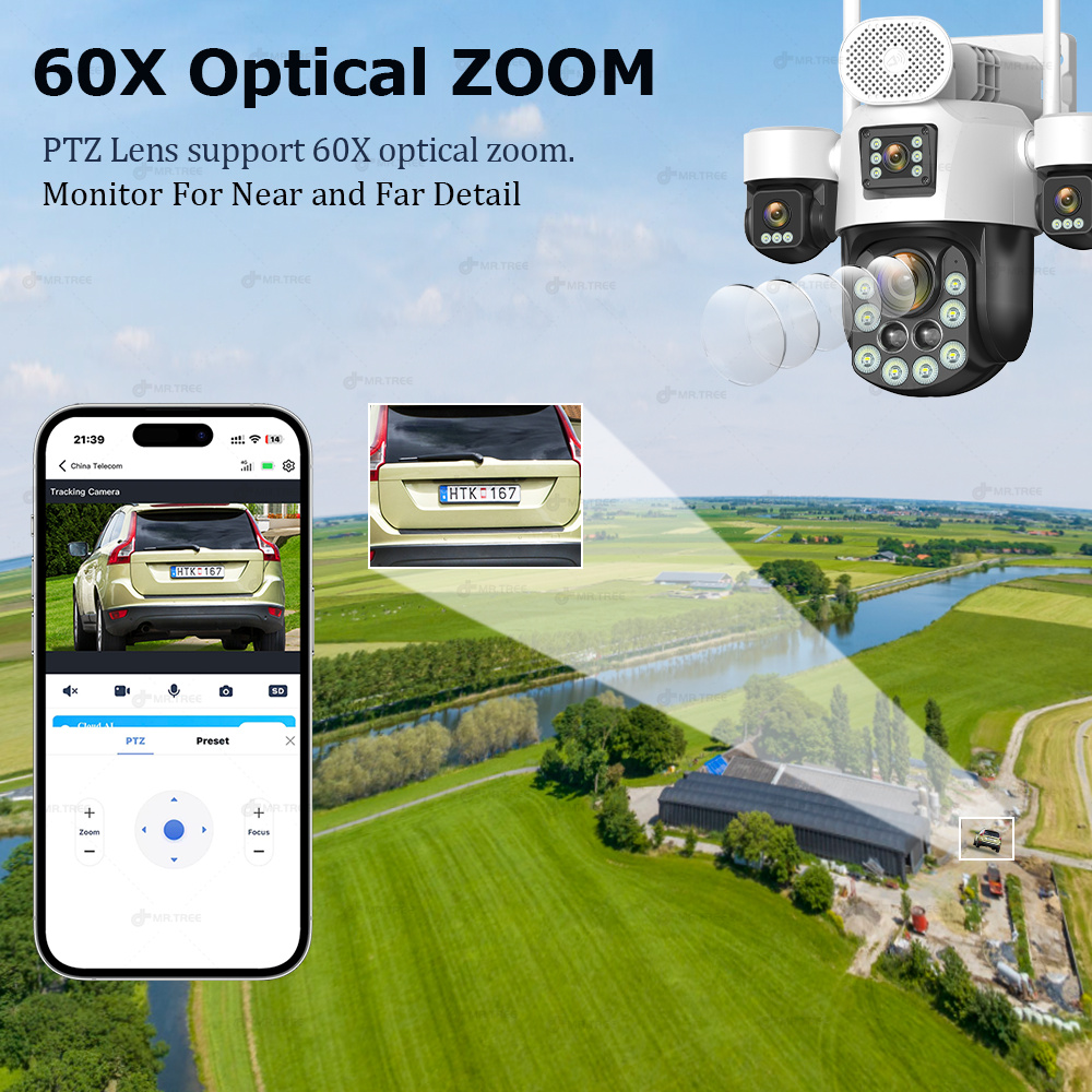 AOV Four Lens Outdoor Surveill - đánh giá và giá Home Security Technician