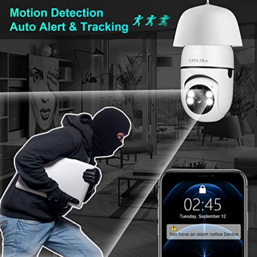 Light Bulb 1080P Security Wire - đánh giá và giá Home Security With Alarm