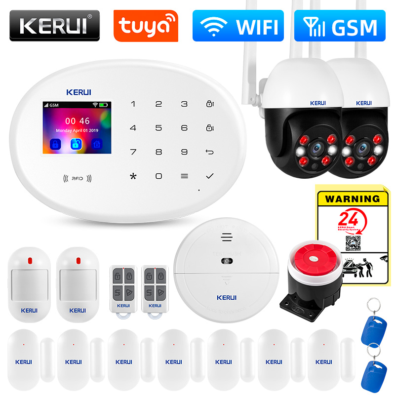 KERUI W202 WIFI GSM Alarm Syst - đánh giá và giá Home Security Technician