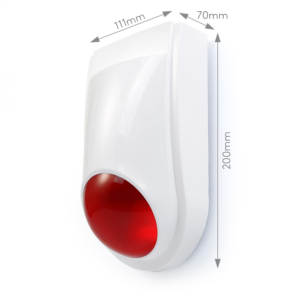 Wireless Flash Siren E6 Outdoo - đánh giá và giá Home Security With Ai