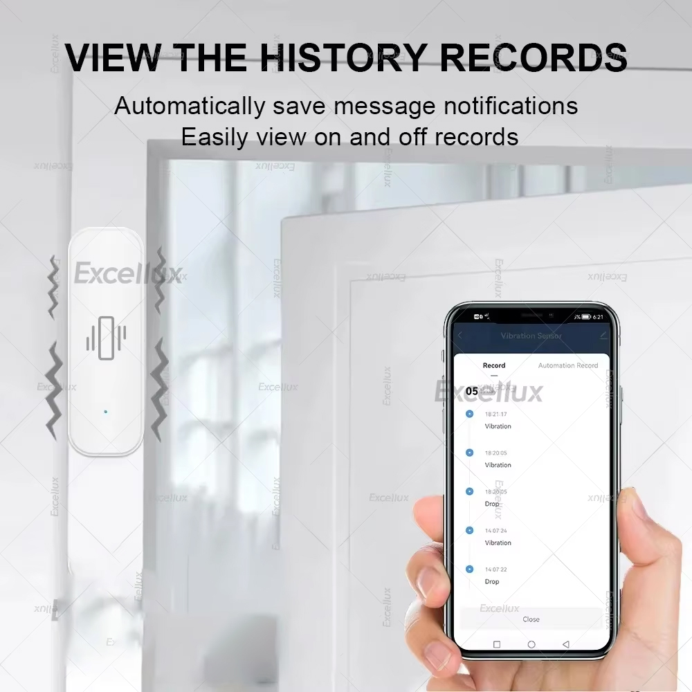 Zigbee Smart Vibration Sensor  - đánh giá và giá Home Security With Alarm