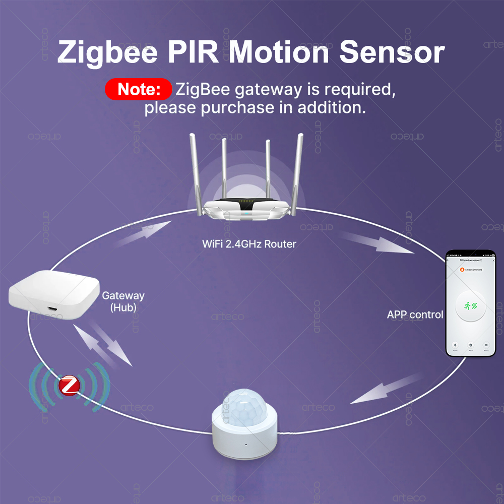 Zigbee 3.0 Mini PIR Motion Sen - đánh giá và giá Home Security With Alarm