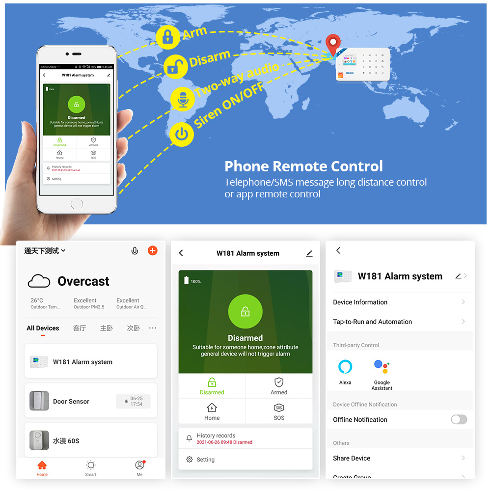 KERUI Security Alarm System Ki - đánh giá và giá Home Security Technician