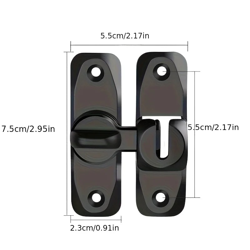 90/180 Degree Flip Door Lock A - đánh giá và giá Home Security Firms