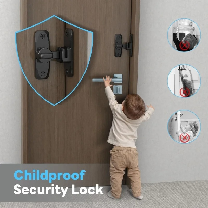 90/180 Degree Flip Door Lock A - đánh giá và giá Home Security Firms