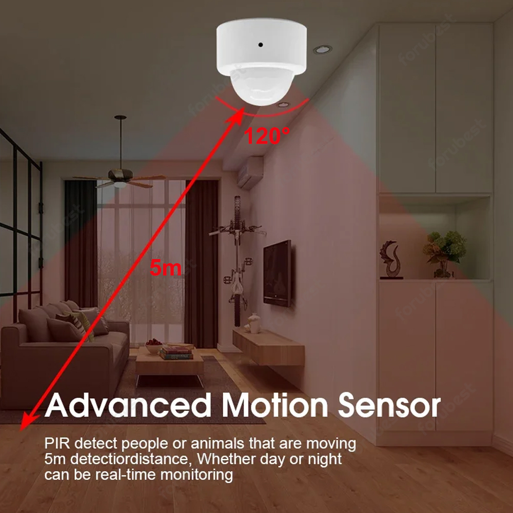 Zigbee 3.0 Human Motion Sensor - đánh giá và giá Home Security With Alarm