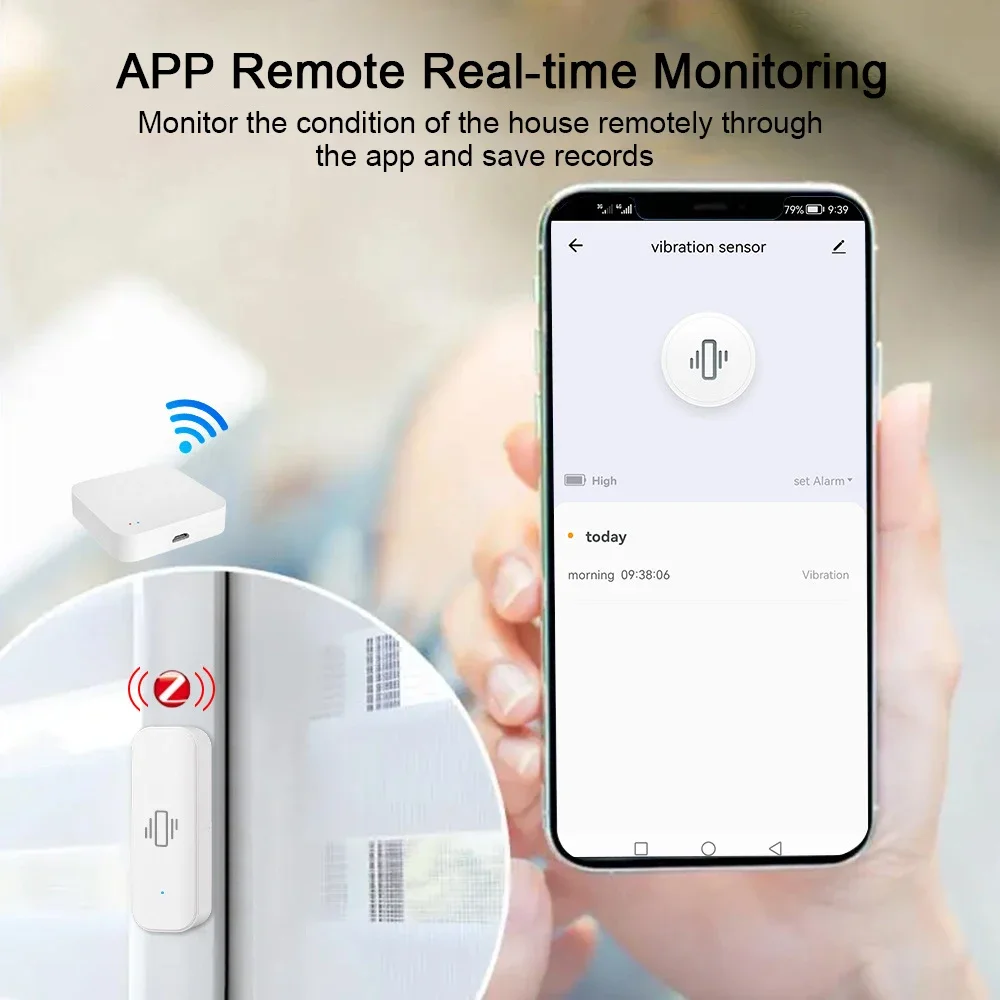 Tuya WiFi/Zigbee Smart Vibrati - đánh giá và giá Home Security With Alarm
