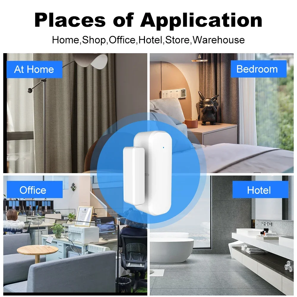 ZigBee Door Window Sensor Wire - đánh giá và giá Home Security With Ai