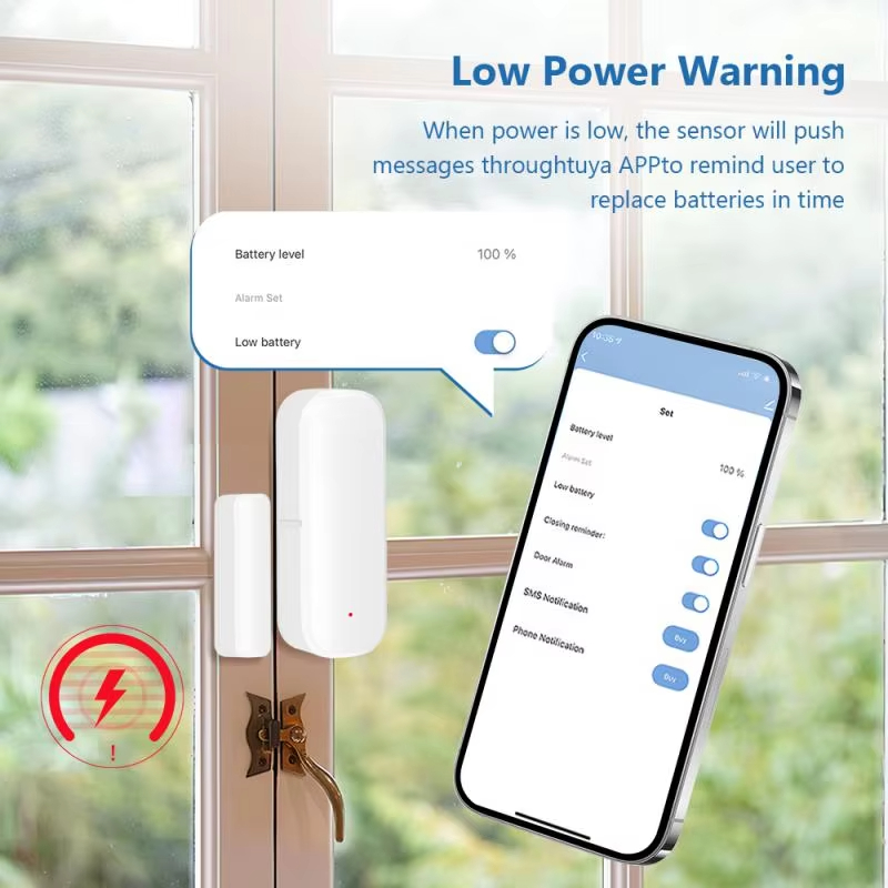ZigBee Door Window Sensor Wire - đánh giá và giá Home Security With Ai