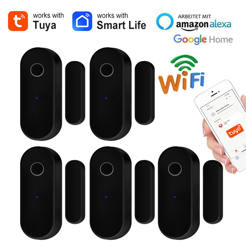 Tuya WiFi Door Open Close Dete - đánh giá và giá Home Security With Ai