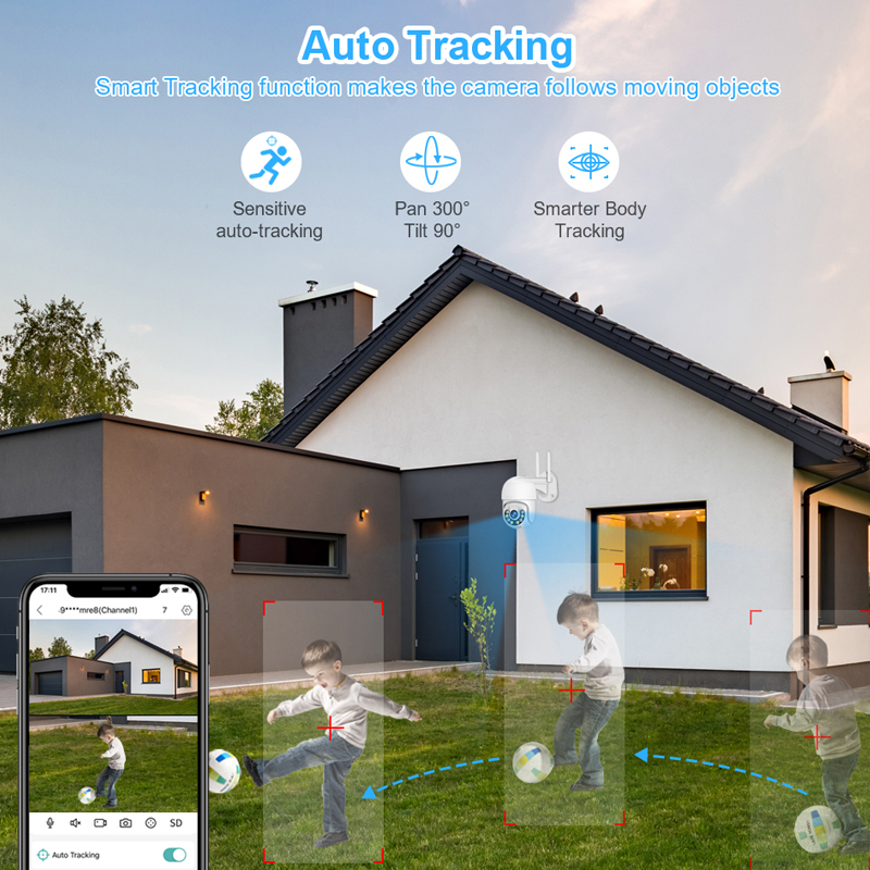 Smar 3MP Wireless CCTV Securit - đánh giá và giá Home Security With Ai