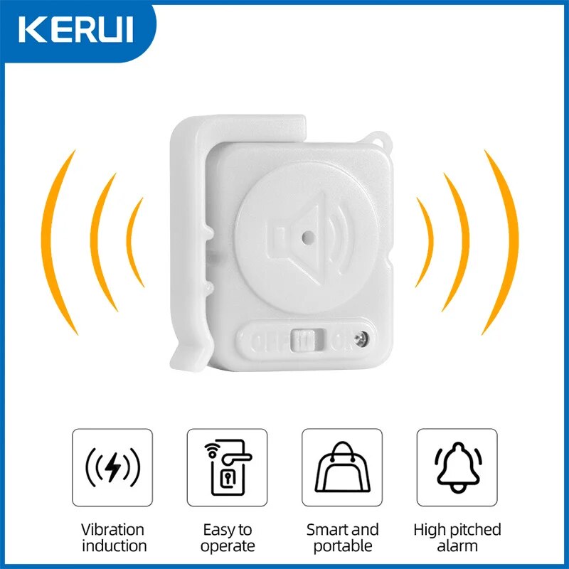 KERUI Wireless Vibration Alarm - đánh giá và giá Home Security With Alarm